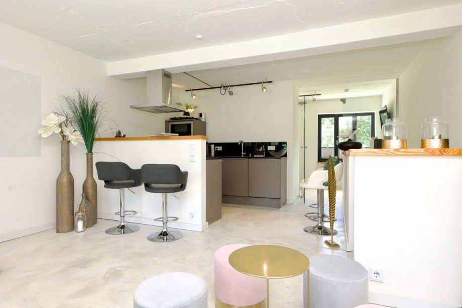 K�che mit Bar Wohnung Binz