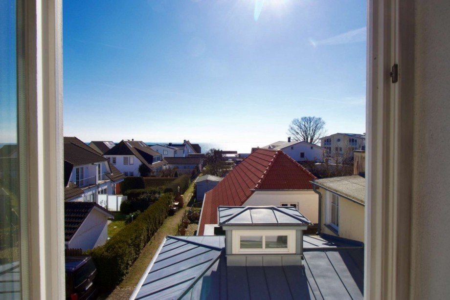 Blick vom Wohnzimmer Haus G�hren