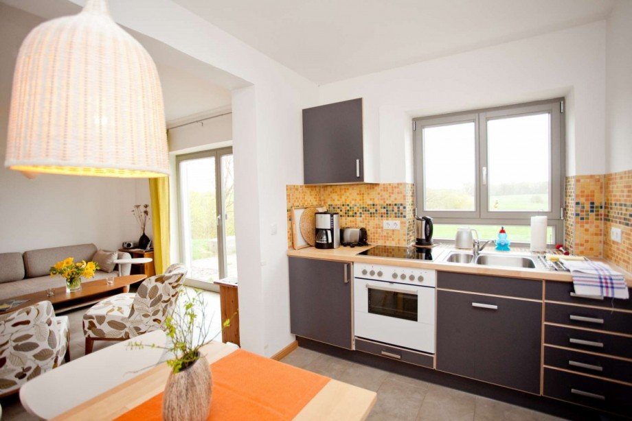 offener Wohn- und Essbereich Haus Putbus