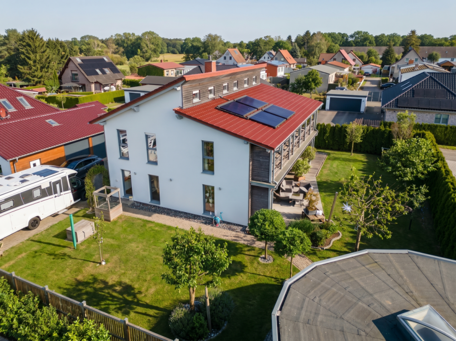 Luftaufnahme Haus Rambin