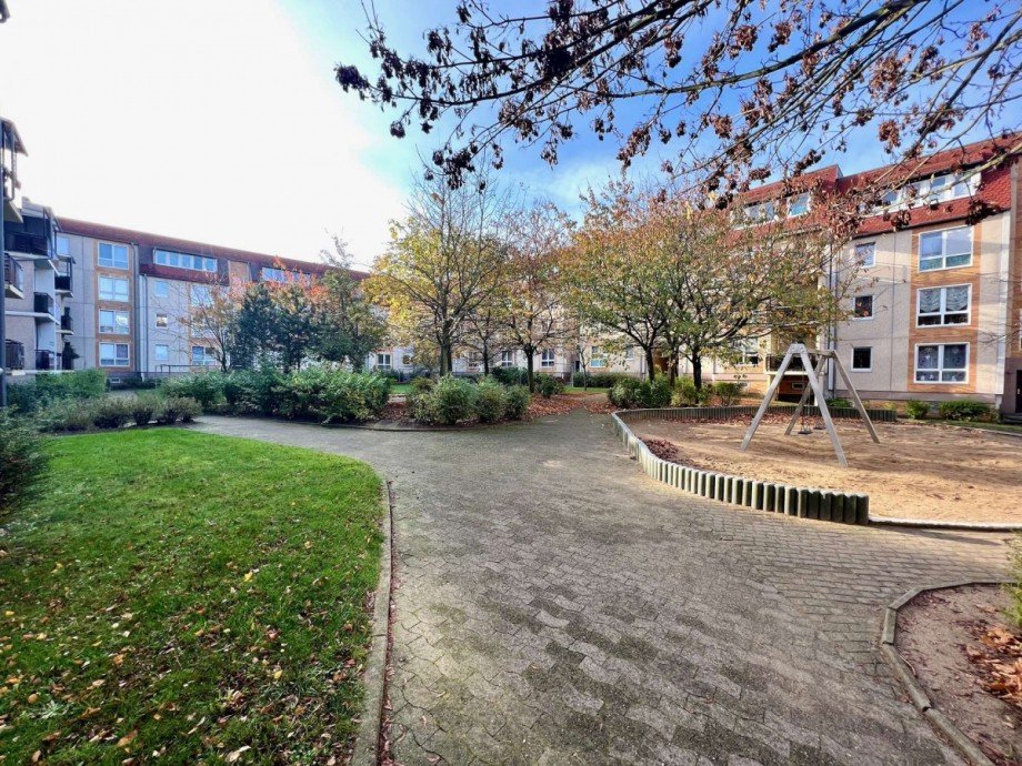 gepflegter Innenhof Wohnung Stralsund