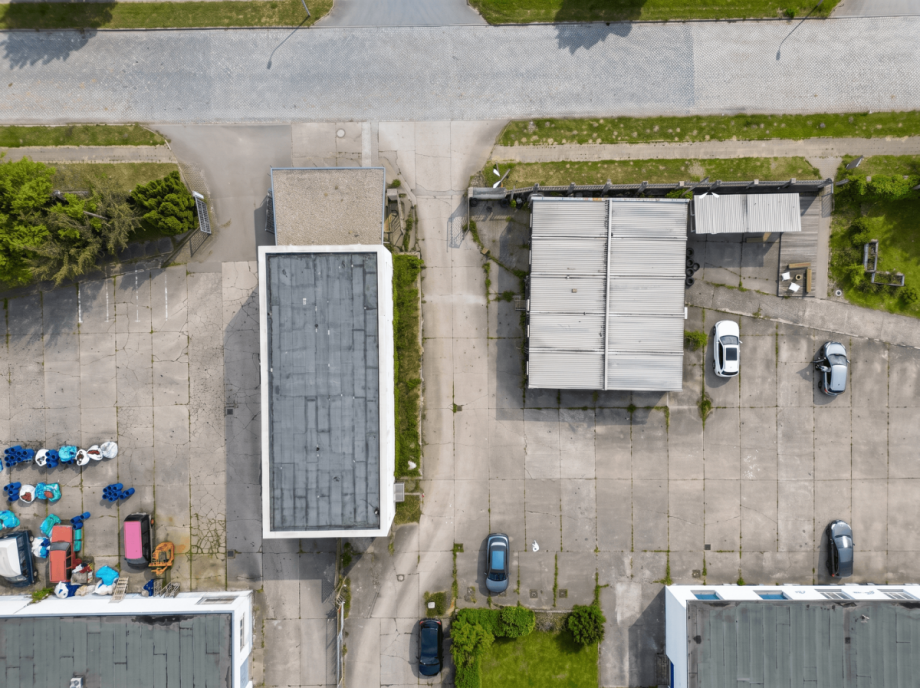 Luftaufnahme Grundst�ck sonstige Landwirtschaftsimmobilien Bergen auf R�gen
