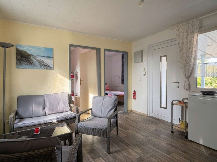 Wohnzimmer Einheit 1 Haus Stralsund