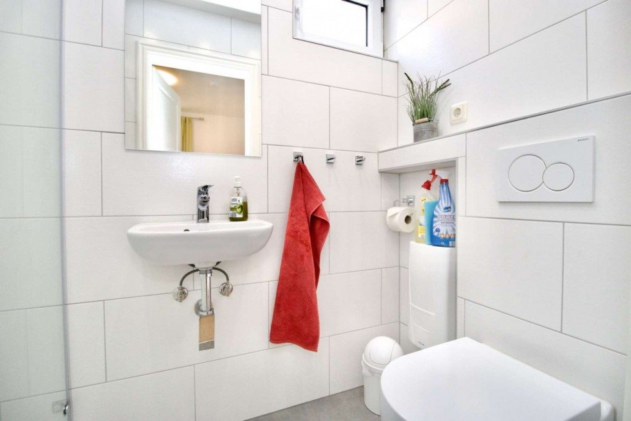 Badezimmer Bungalow Dranske