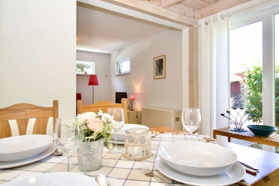 Essbereich Bungalow Dranske